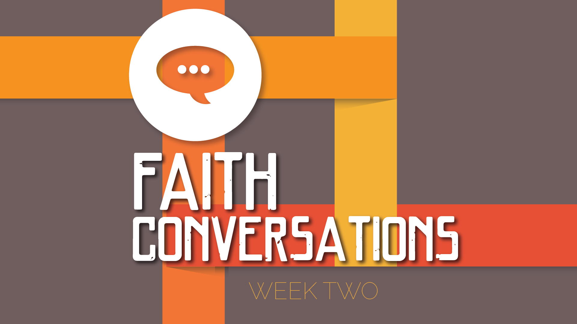 Faith Conversations - Week Two - Jesus