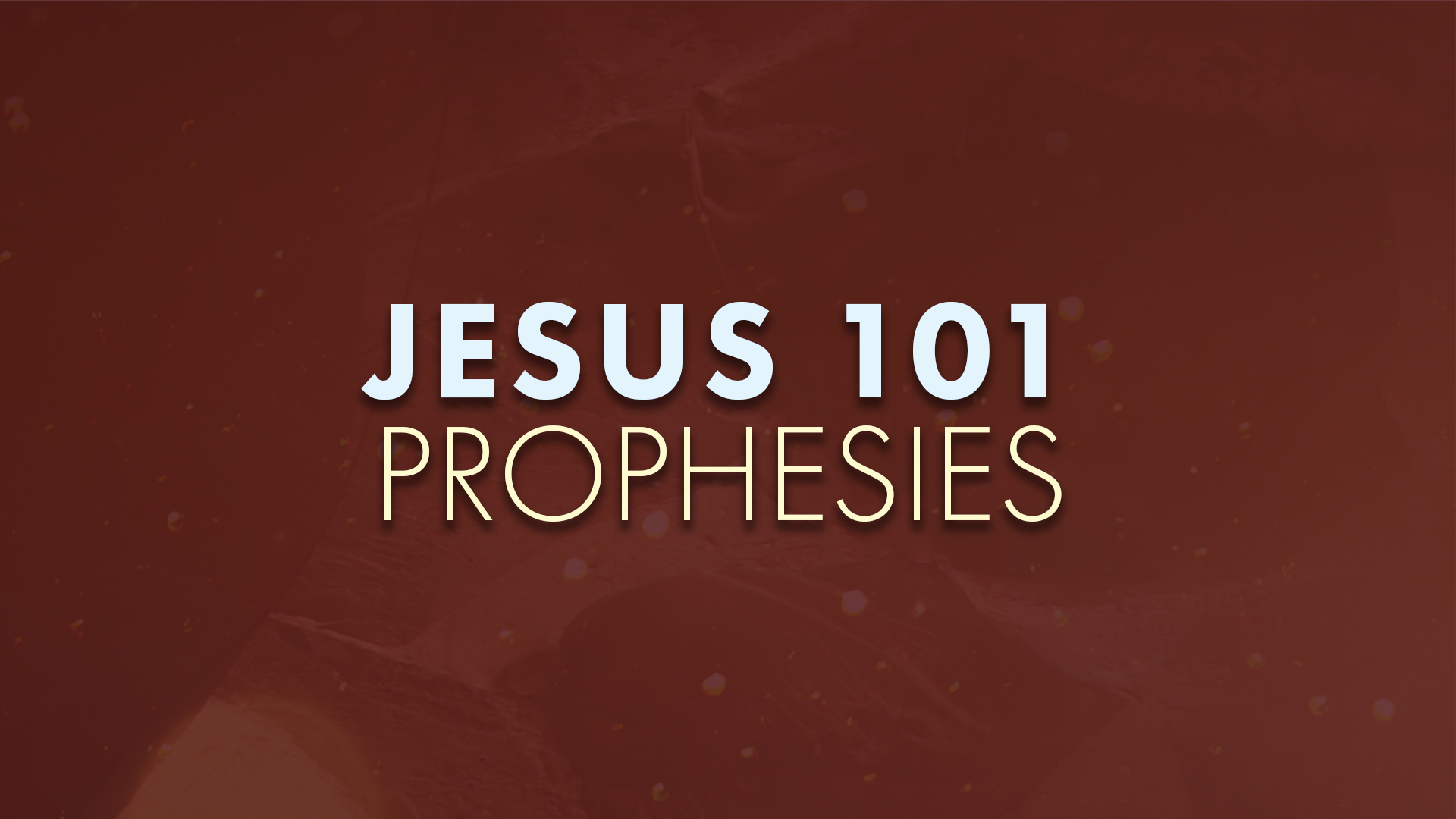 Jesus 101: Prophesies (Audio) episode artwork